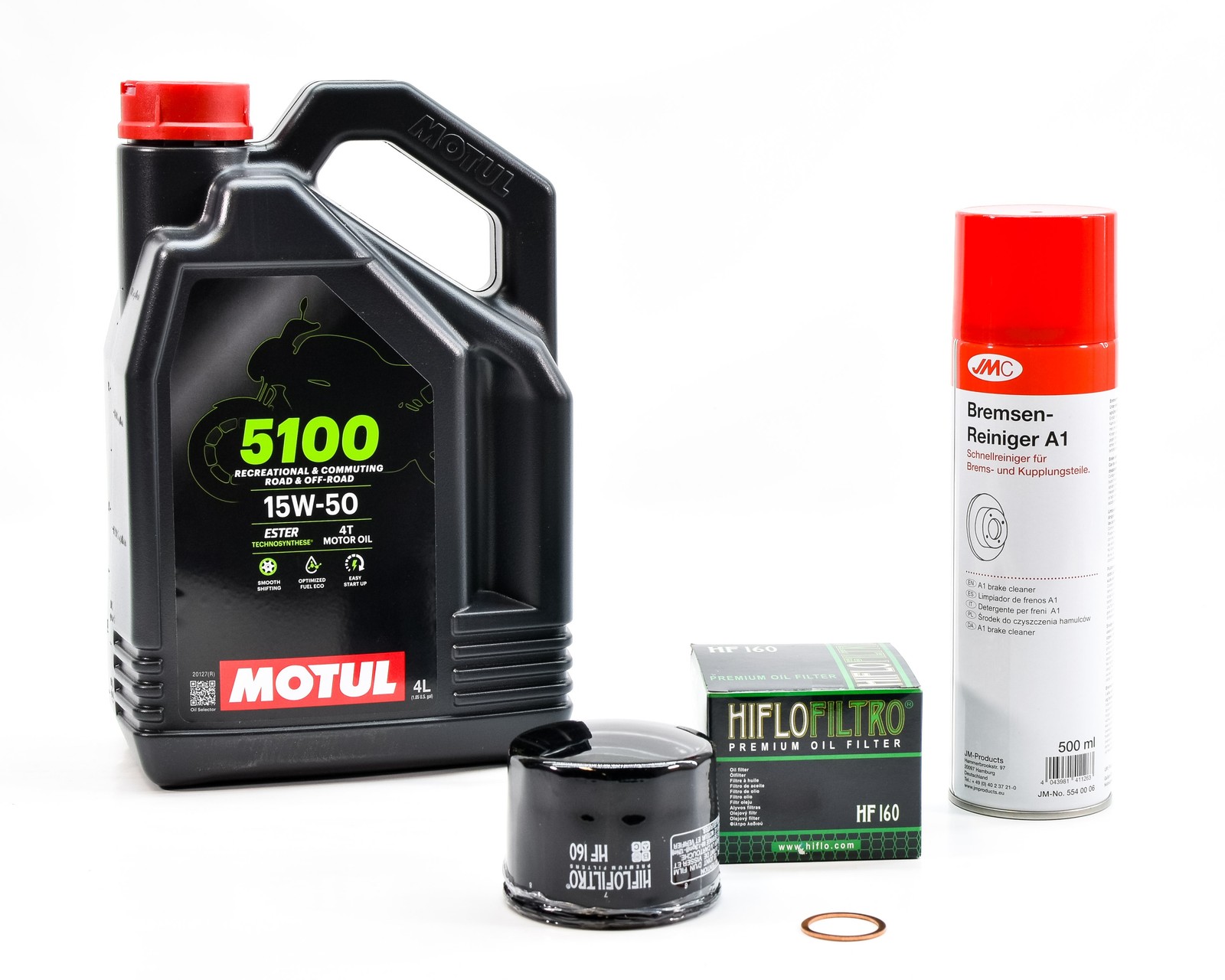 Pack entretien Motul 5100 15W50 pour moto BMW F 800 R 2009-2014 lubrifiant haute performance