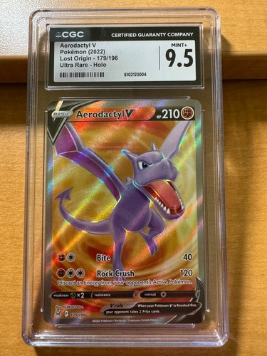 Aerodactyl V graded CGC 9.5 for sale on eBay