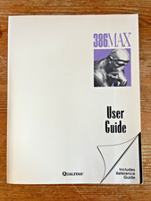 386MAX User Guide Manual by Qualitas DOS Memory Manager Software PB