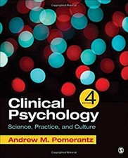 Clinical Psychology : Science, Practice, and Culture Andrew M. Po