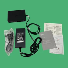 Dell K17A WD15 USB-C VGA DP Thunderbolt Docking Station & 180W Adapter