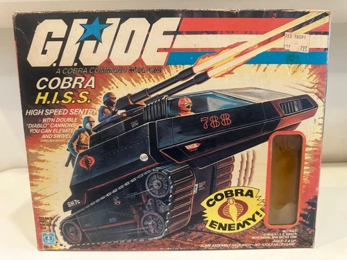 Hasbro GiJoe G.I.Joe ARAH 1984 Cobra H.I.S.S Tank Box, Inserts & Papers Only
