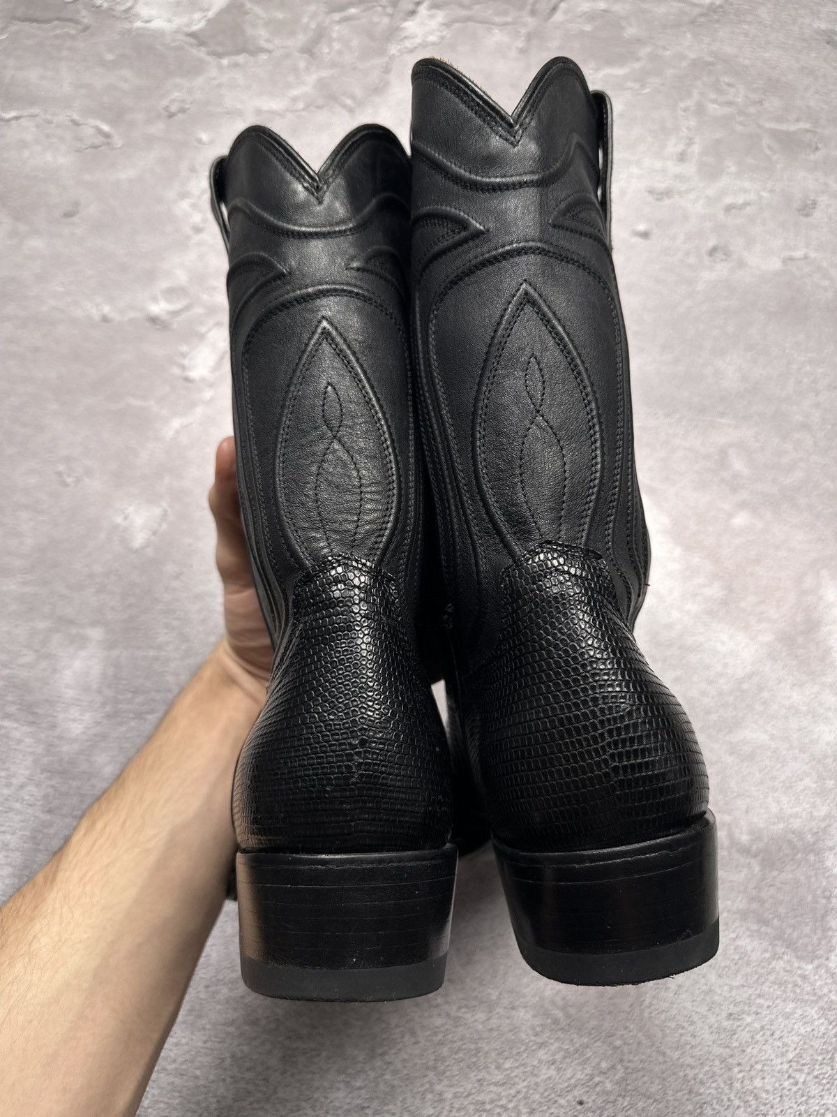 Tecovas The Nolan Snake Python Leather Western Co… - image 5