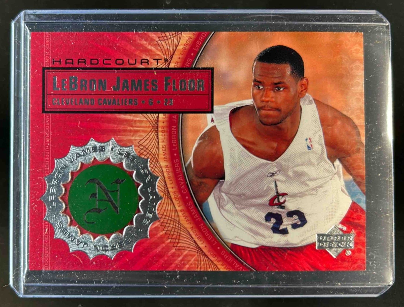2003-04 Upper Deck Hardcourt LeBron James Floor Rookie RC #LB6 Cavaliers