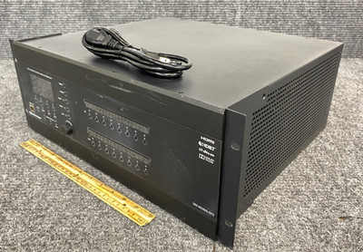 Crestron DM-MD8X8-RPS Media Matrix Switcher w/ 6x 4K DMC Video Modules & Cord