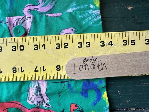 Tanya Taylor grün Kurzarm Knopf Flamingo Kleid Größe 10 - Bild 11 von 15