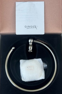 Ginger Chelsea Open Towel Ring Polished Chrome 1121-15A Vintage Brand New