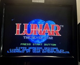 Lunar: The Silver Star (Sega CD, 1993) Complete / CIB - NO REG CARD - Tested