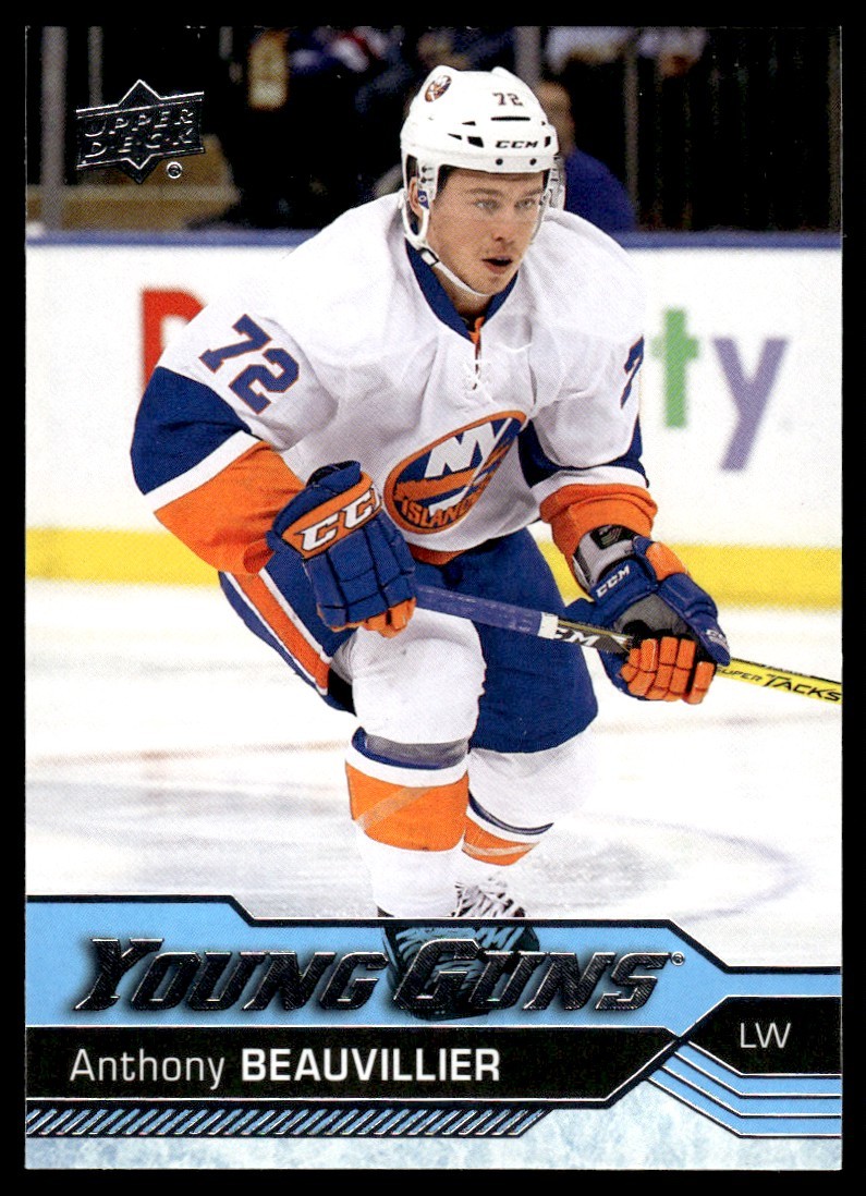 2016-17 Upper Deck Young Guns Anthony Beauvillier Rookie New York Islanders #220