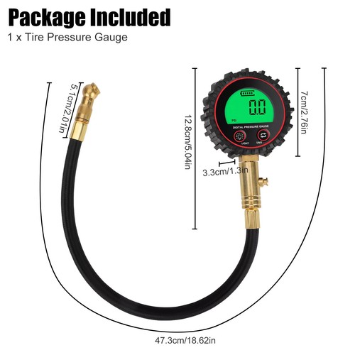 Tire pressure gauge Widely applicable for bicycles, for trailers, and for RVs - Picture 15 of 15