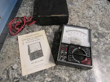 Micronta Range Doubler Multitester 43 Ranges 22-204U Tested/Working Manual/Case