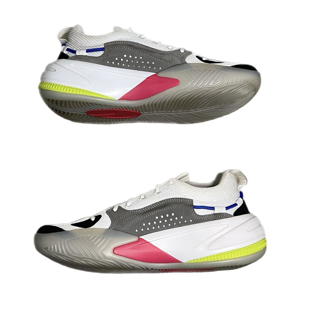 Used Puma X J.Cole RS Dreamer White Steel Grey Multicolor Size 10