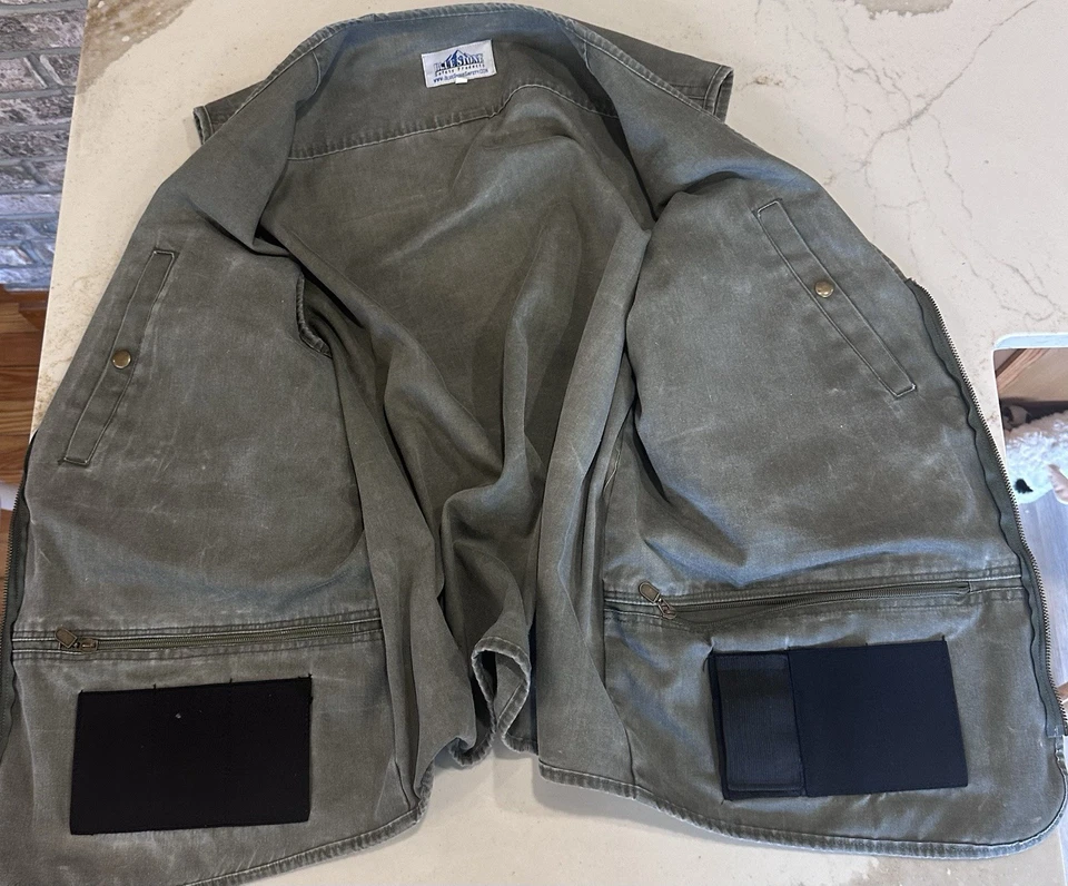 Blue Stone Tactical Reactor Zip Conceal Carry Hunting Pockets Safety Vest 2XL - Image 3 of 4