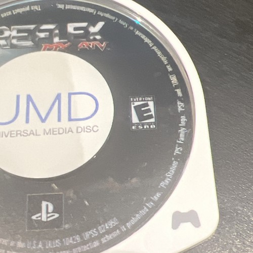 Reflex MX ATV PSP UMD nur Disc getestet Videospiel Disc Rennräder ATV - Bild 3 von 6