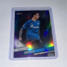 Topps Finest Sebastian Driussi FC Zenit #61 Purple Refractor /250