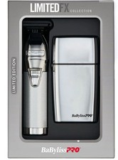 BaByliss Pro Silver Trimmer  Double Foil Shaver SET -Limited Edition- BRAND NEW