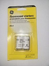 GE Fluorescent Starters, 2 Pack FS-4 - 30 and 40 Watt - 80620