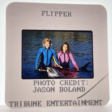 Flipper diapositiva 35mm anni 90 serie tv vintage promozione pubblicitaria #8