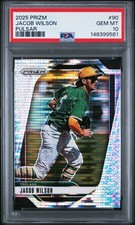2025 PANINI PRIZM PULSAR #90 JACOB WILSON 424/499 PSA 10