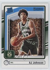 2024-25 Panini Donruss Rated Rookie Winter AJ Johnson #222 14lm