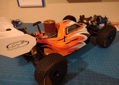 Serpent 811 Cobra Nitro Buggy W/ Nova Rossi Engine And Large Spare Parts Lot