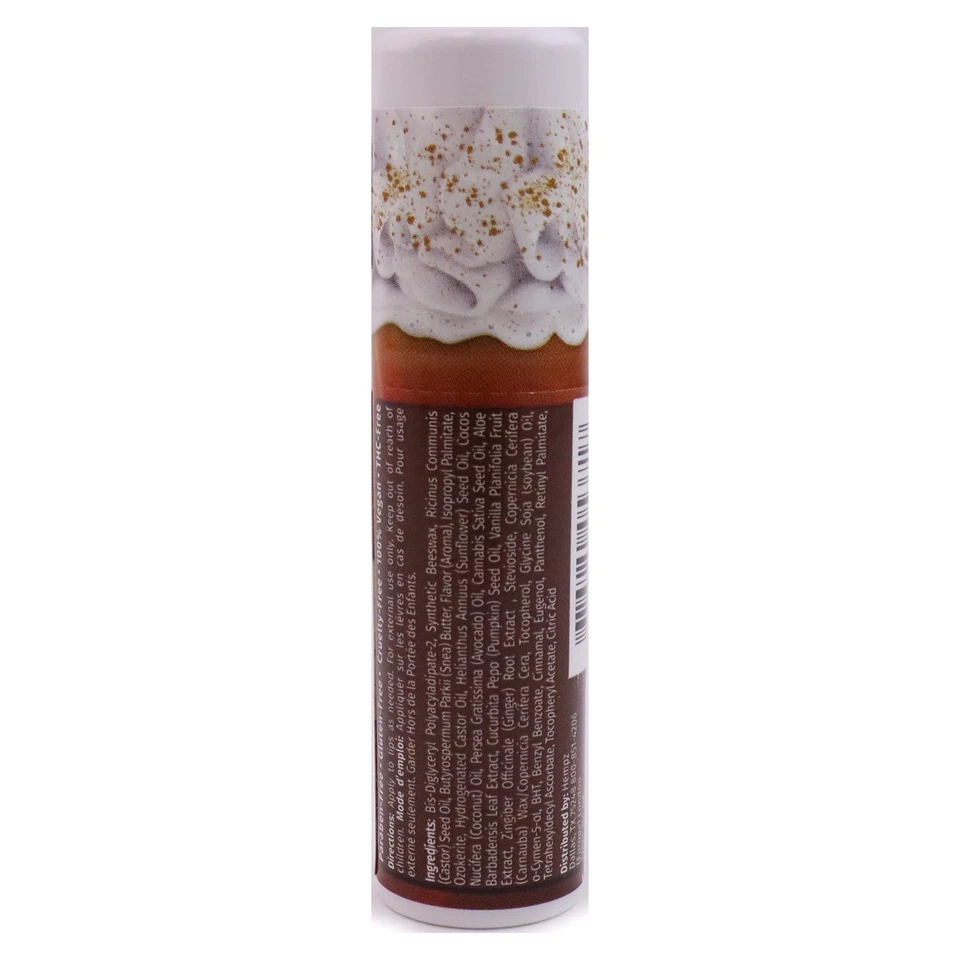Bálsamo labial Hempz Pumpkin Spice & Vanilla Chai 0,25 oz - Cuidado labial hidratante de otoño Foto 2 de 2