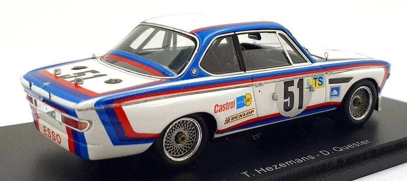 Spark Model 1/43 Scale S1562 - BMW 3.0 CSL #51 11th Le Mans Rally 1973 - Image 2 of 4