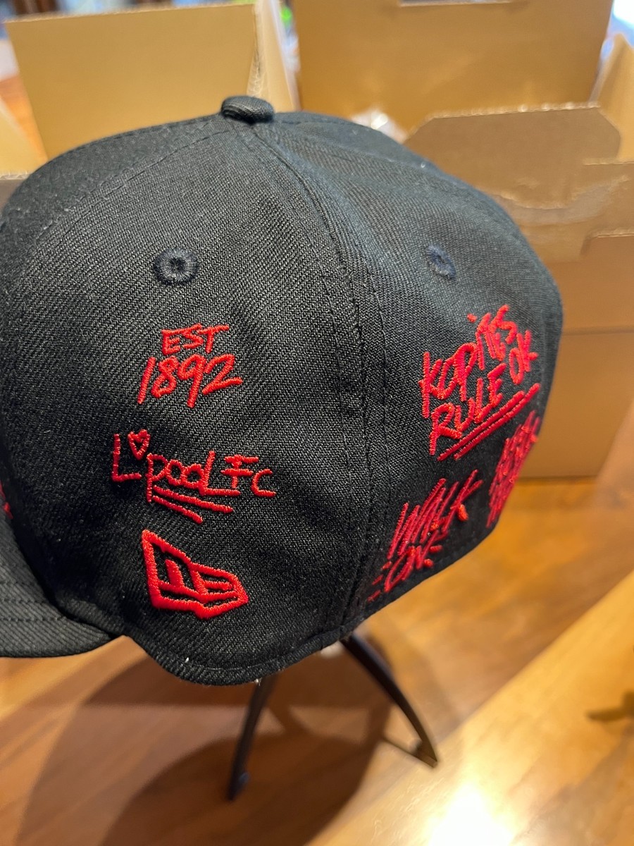 NEW ERA 59FIFTY Liverpool FC Scribble Cap – Black/Scarlet 14864483