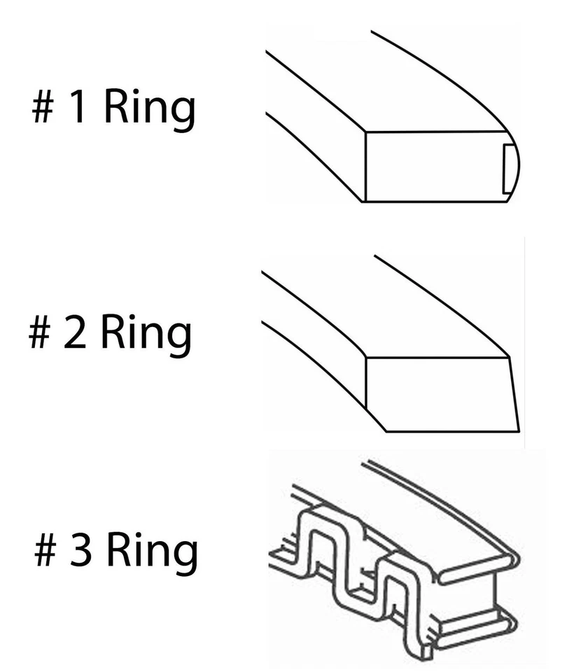 Juego de anillos de pistón para 93-96 Mitsubishi Mighty Max C86514-100 Foto 2 de 4