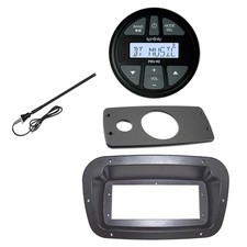 Infinity Marine Radio, Adapter, Spa Bezel, Black Long Range ANT