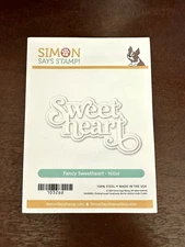 Simon Says Stamp Fancy Sweetheart Wafer Die NEW