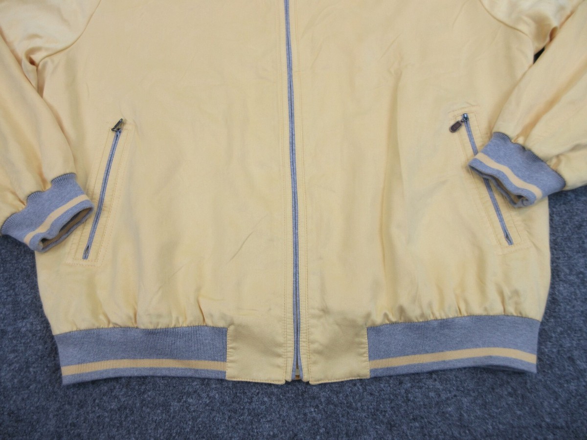 St Croix Jacket Mens Adult Large Yellow Logo Outdoors Full Zip