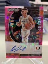 2020-21 Panini Prizm Draft Picks Prospect Pink Ice DJ Vasiljevic #PA-DJ Auto