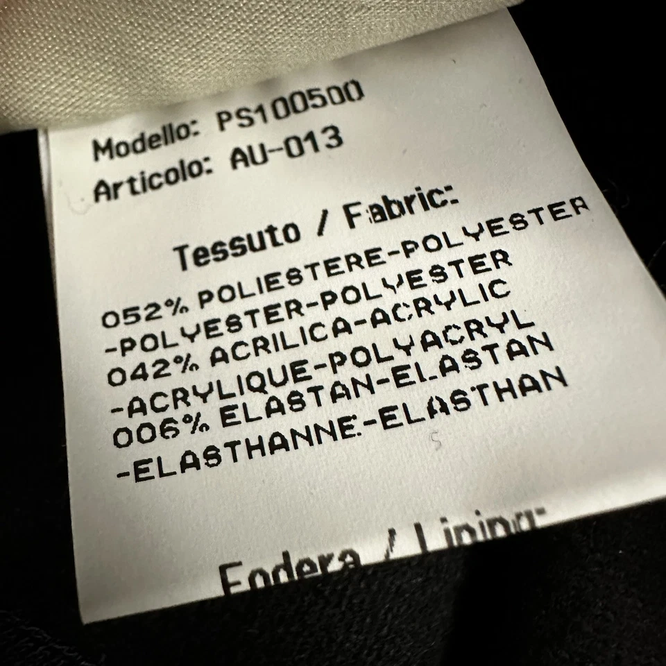 Pantalones de esquí más auténticos para mujer EE. UU. 8 38 negro liso nieve Italia diseñador corte bota cremallera pierna Foto 4 de 4