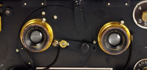 Lucien Leroy Stereo Panoramic 6x13 Camera with E.Krauss Zeiss Protar 9/82mm - Picture 3 of 11