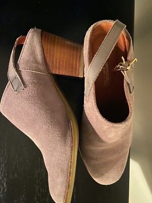 Natalia Blanco made in Spain women's heel leather suede shoes 5.5