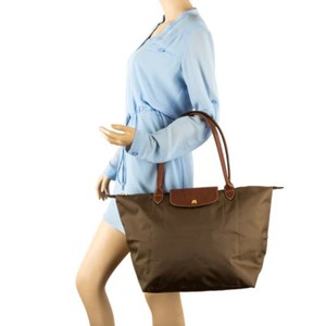 longchamp khaki tote