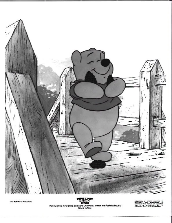 Winnie the Pooh and a Day for Eeyore 4x ORIGINAL Press Stills Walt Disney 1983 - Image 2 of 4