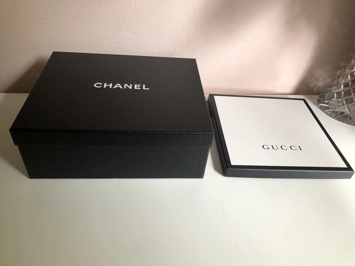 chanel empty Shoe box + GG Empty Box