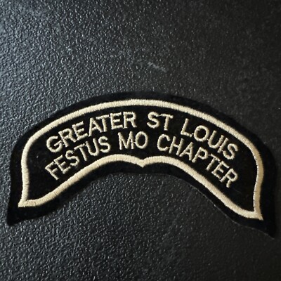 Harley Davidson HOG Greater St. Louis Festus MO Chapter Vest 5 x 2'' Patch