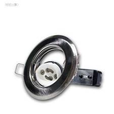 GU10 Einbaustrahler Chrom-MATT Einbauleuchte GU 10 230V, Decken Spots Strahler