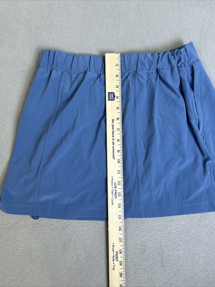 (取寄) マウンテンアンドアイルズ タイ ウェスト プル-オン スコート Mountain and Isles Tie Waist Pull-On Skort  Midnight Navy Mountain And Isles Hiking Skort Womens Size Large Outdoors Skirt