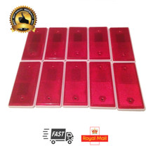 Red Reflectors Pack of 10 self