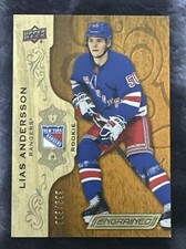 2018-19 Upper Deck Engrained Rookie 93 Lias Andersson New York Rangers