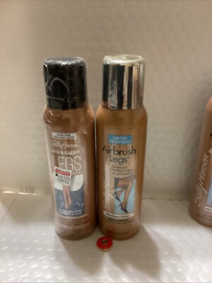 2x Sally Hansen Airbrush Legs Spray On Leg Makeup Medium Glow READ