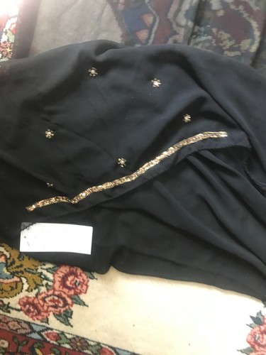 Elegant Damen Glitzer Schal Pailletten glänzend Wraps Party Tücher Hochzeit Hijab Vintage - Bild 9 von 11