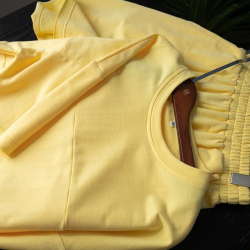 Summer 100% Cotton Sets Women Two PiecesT Shirts & High Waist Shorts - Picture 7 of 29