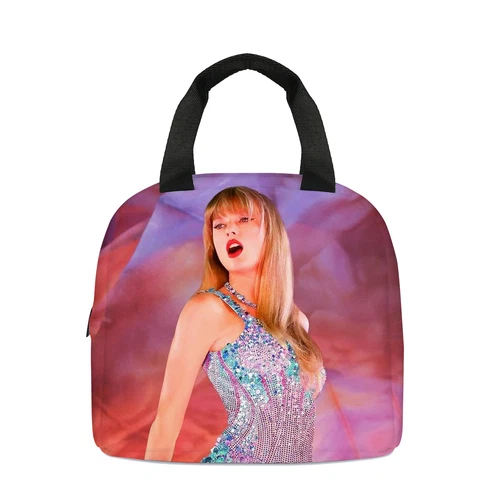 Kids Singer Insulated Lunch Bag School Picnic Travel Snack Lunch Box Gifts UK - Picture 28 of 72