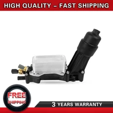 Oil Cooler Filter Adapter Housing 68105583AD For Jeep Chrysler Dodge 3.6 2014-17