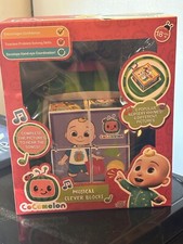 CoComelon Childrens Musical Clever Blocks - 6 Nursery Rhymes Pre-School Learning